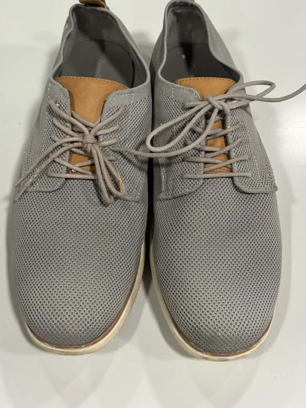Goodfellow & Co Men's Kev Knit Dress Shoes Gray Size 10